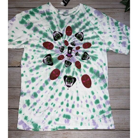 Our Universe Disney The Princess and the Frog Dr. Facilier Voodoo Tie-Dye T-Shir - Picture 1 of 4